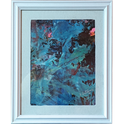 Abstracto azul - Ángel Gutiérrez