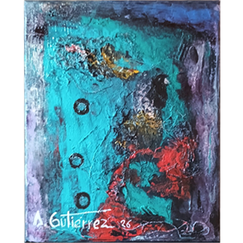 Abstracto texturado - Ángel Gutiérrez