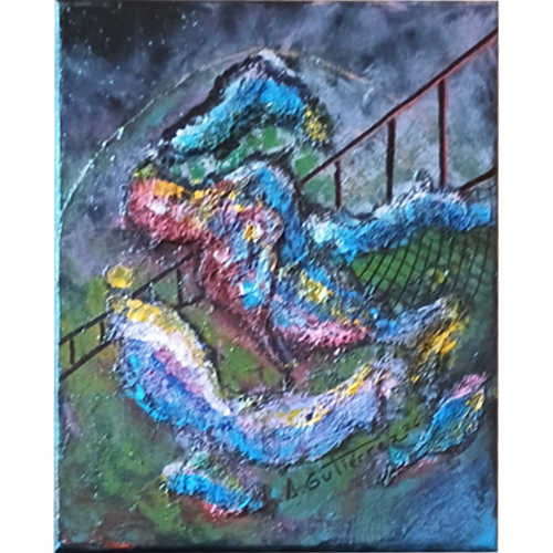 Abstracto texturado II - Ángel Gutiérrez